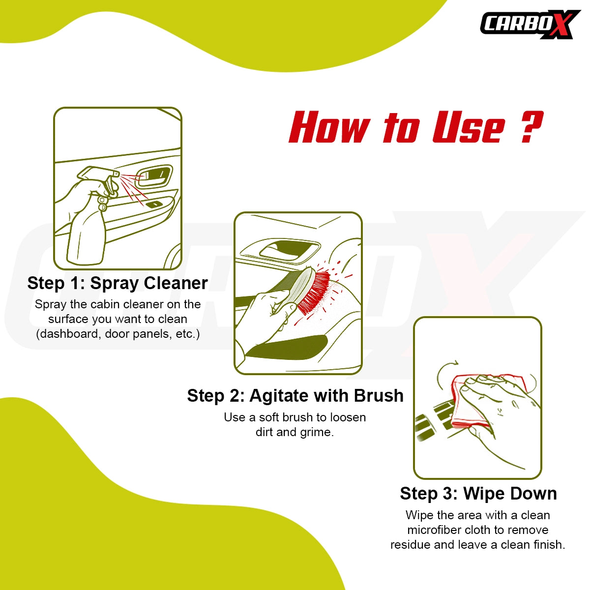 Cabin Care Car Interior Cleaning 500 ML