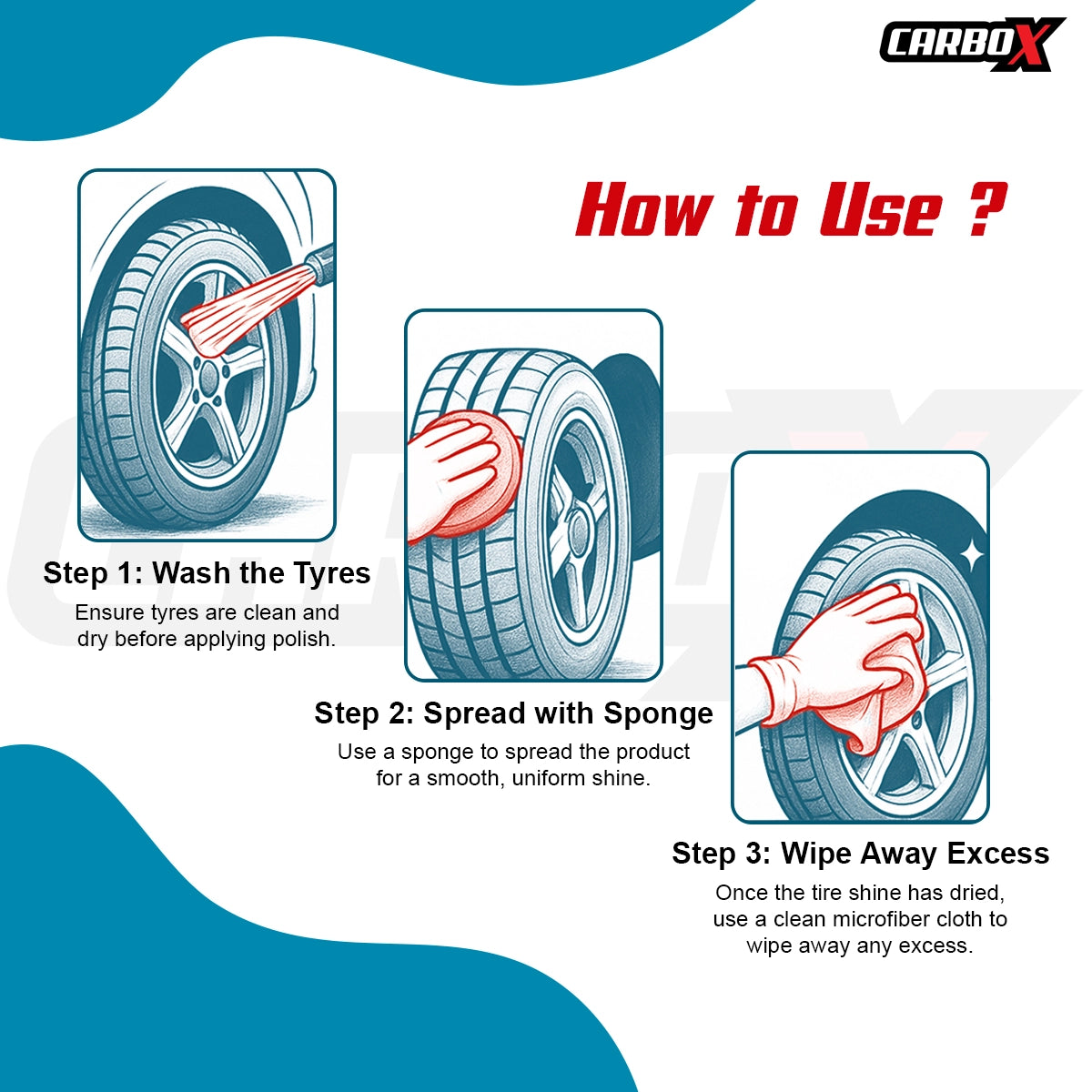 Black Out Car Tyre Polish (300ml)